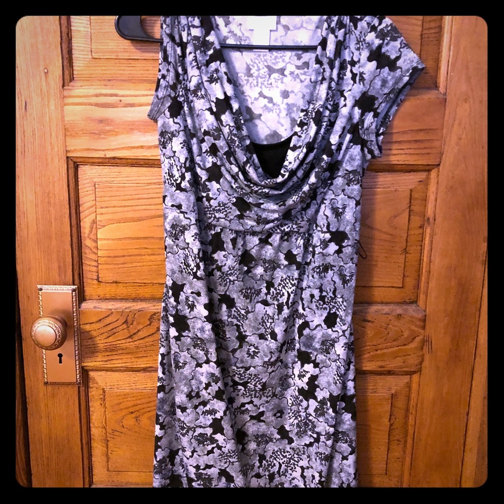 Motherhood Maternity cowl neck dress